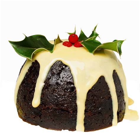 christmas pudding with custard - Shires Cookery School