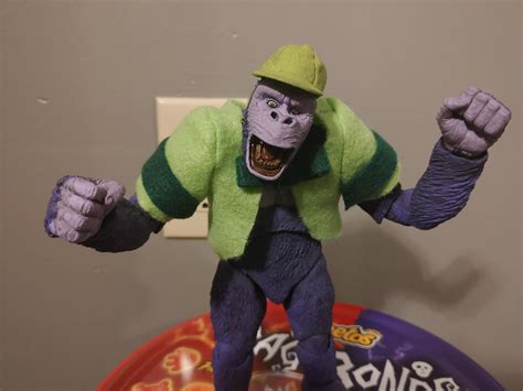 Here's my finished custom Grape Ape figure, which used a Neca King Kong ...