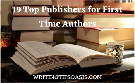 19 Top Publishers for First Time Authors - Writing Tips Oasis