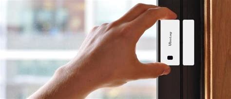 What is the function of an intelligent door magnetic sensor?