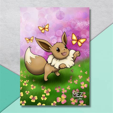 Eevee | art print – MEZ Arts