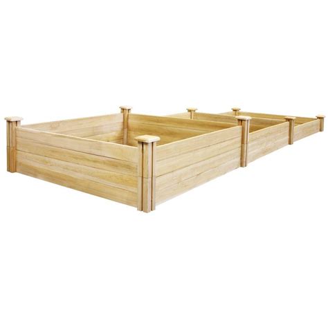 Greenes Fence 48 in. x 96 in. Cedar Raised Garden Bed-RC 4C8T2 - The ...