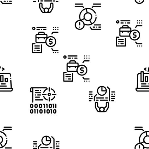 Data Scientist Worker Seamless Pattern Vector 17389468 Vector Art at ...