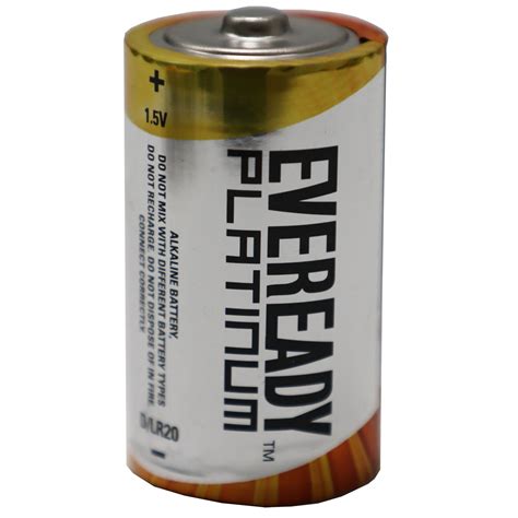 BATTERY D- AL EVEREADY PLATINUM - NON- RECHARGEABLE - SOLD LOOSE ...