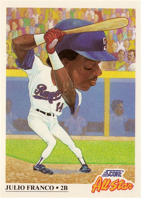 The Baseball Card Blog: Julio Franco: Giant-Headed Immortal Dynamo