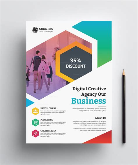 Education Business Flyer Design · Graphic Yard | Graphic Templates Store