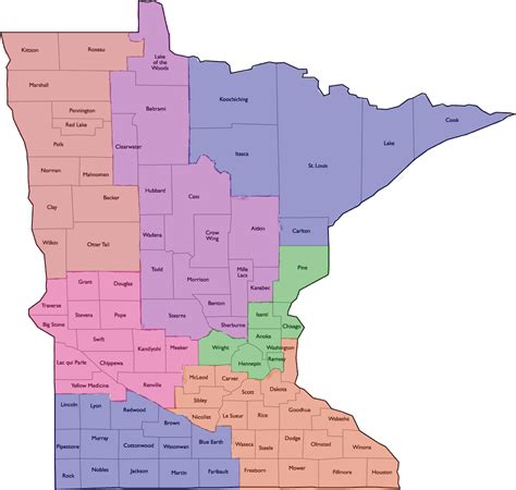 mn-county-district-map - General Federation of Women's Clubs Minnesota