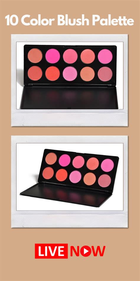 10 Color Blush Palette in 2021 | Blush palette, Professional makeup artist, Color