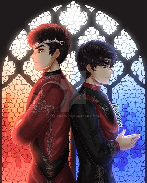 Maven and Tiberias Calore (VII) by allarica on @DeviantArt | Red queen victoria aveyard, Red ...