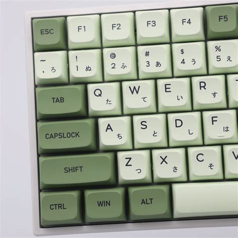 Matcha 122key XDA Keycaps PBT Dye-sublimatedJapanese Keycap XDAS ...