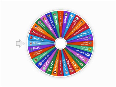 UEFA CHAMPIONS LEAGUE 2023/24 - Spin the wheel