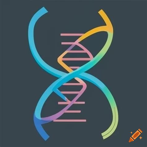 Logo design combining physics and genetics
