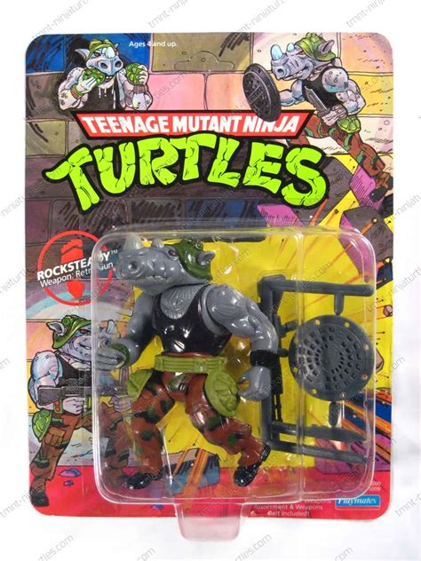 {Playmates} Teenage Mutant Ninja Turtles (1988-1992) - Rocksteady -TMNT ...