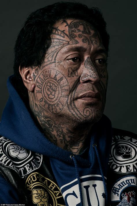 New Zealand Black Power gang captured in striking pictures | Daily Mail ...