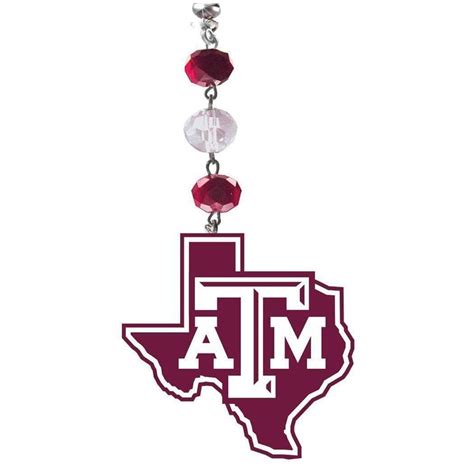 Texas A & M University - Logo Acrylic (set of 3) MAGNETIC ORNAMENT ...