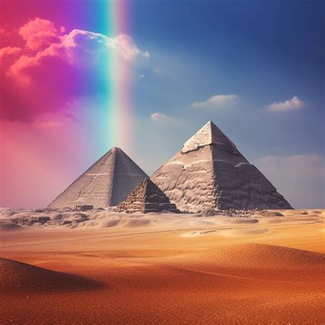 Premium AI Image | pyramids in giza