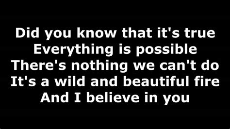 Believe lyrics video Shawn Mendes - YouTube