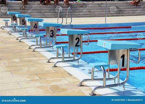 Diving boards stock photo. Image of lane, swim, swimming - 55207502