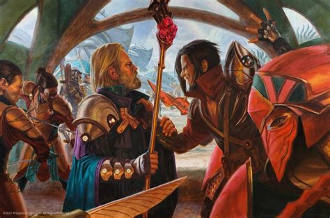 Bitter Reunion MtG Art from The Brothers' War Set by Jake Murray - Art of Magic: the Gathering