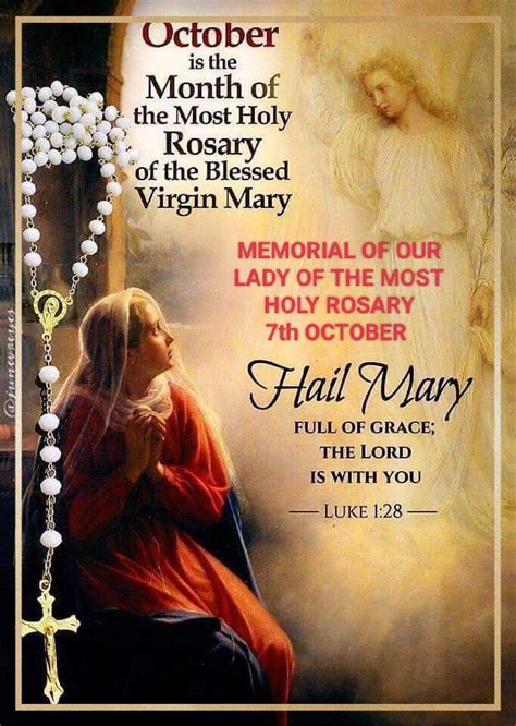 FEAST OF THE QUEEN OF THE MOST HOLY ROSARY - 7th OCTOBER - Prayers and Petitions