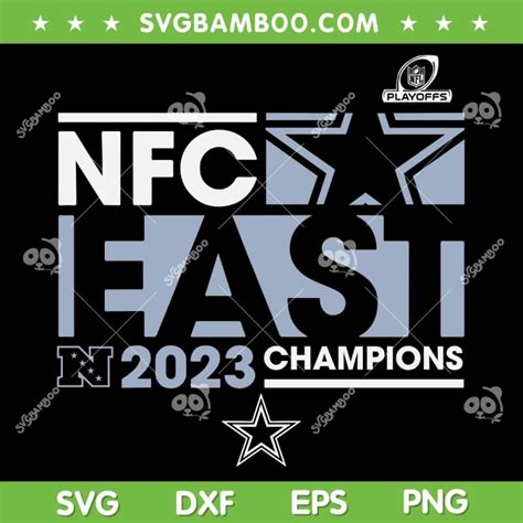 NFC East Champions SVG PNG, Cowboys Nfc East Champions