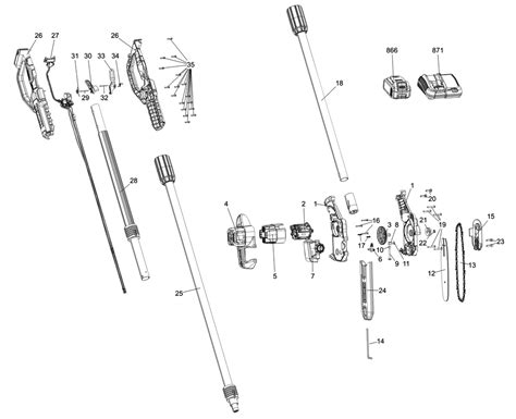 Buy DeWalt DCPS620M1 Type-1 20V MAX* XR Cordless Pole Replacement Tool Parts | DeWalt DCPS620M1 ...