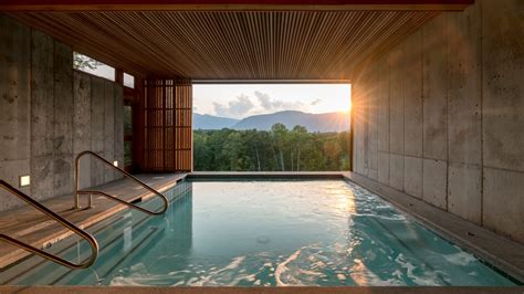 In the Catskills, Minimalist Cabins and a Scandi-Style Spa Blend into ...