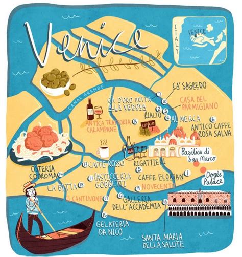 Pin by Beth’s Bargains on Italy | Venice map, Venice travel ...