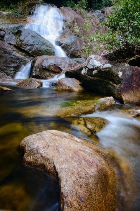 Natural Waterfall at Gunung Stong State Park Kelantan Malaysia. Stock ...