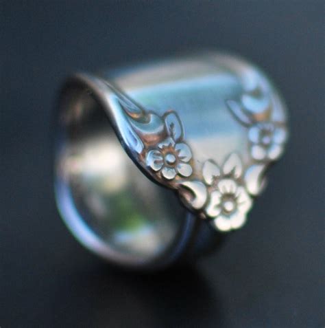 Spoon Ring Stainless Steel Spoon Ring Victorian Spoon Ring - Etsy