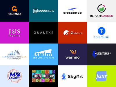 Logo Designs - Symbols and Typography by Josh Holladay on Dribbble