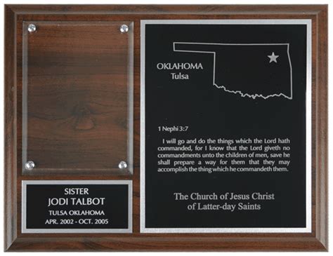 Missionary Plaque - 7x9 - BuyLDSproducts.com