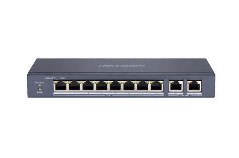 Switch Poe Hikvision 8 ports DS-3E0310P-E/M - INTEGSY