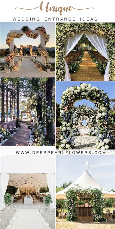 20 Wedding Entrance Ideas to Wow Your Guests | Deer Pearl Flowers