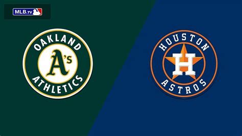 Oakland Athletics vs Houston Astros Live Stream Without Cable