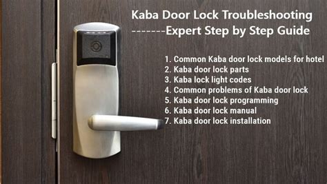 Kaba Door Lock Troubleshooting: Expert Step by Step Guide