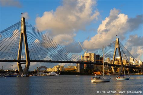 Anzac Bridge at Sunset Print, Photos | Fine Art Landscape Photography | Ilya Genkin