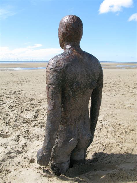 Antony Gormley statue on Crosby Beach | Liverpool, Gormley, Liverpool ...