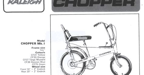 The Bigfatlucha: Raleigh Chopper MK1 Spec!