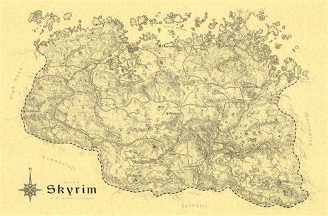 Skyrim Map – Rocketsoup