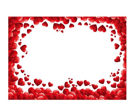 Valentines Day Heart Clip art - Red hearts border png download - 998*795 - Free Transparent png ...