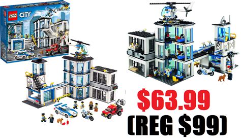 LEGO City Police Station 60141 Building Kit with Cop Car, Jail Cell ...