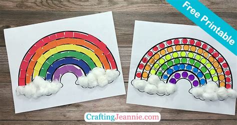 Printable Rainbow Craft For Kids