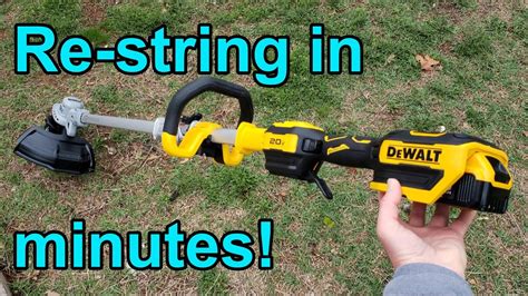 How to Change String on Dewalt 60v Trimmer in Minutes?