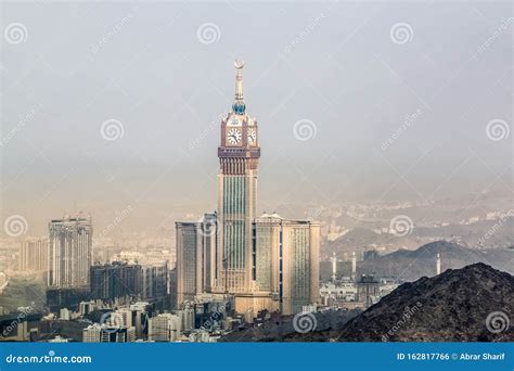 Abraj Al Bait Royal Clock Tower Makkah in Mecca, Saudi Arabia. Stock Photo - Image of cityscape ...