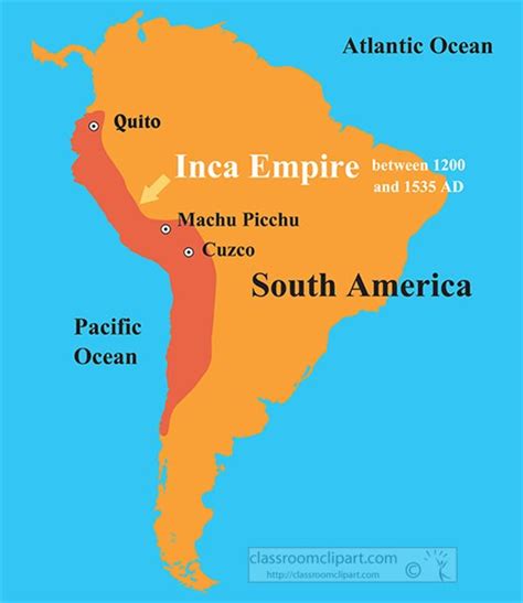 Inca Clipart - inca-civilization-map-clipart - Classroom Clipart