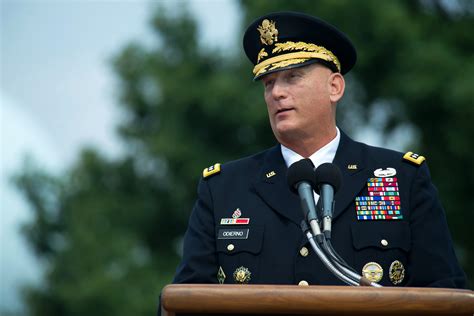 Army Chief of Staff Gen. Raymond T. Odierno gives his remarks during Gen. Ann E. Dunwoody's ...