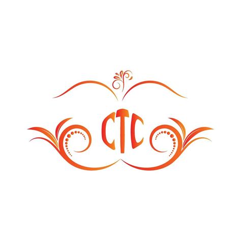 CTC Letter logo design, CTC vector logo, CTC with shape, CTC template with matching color, CTC ...