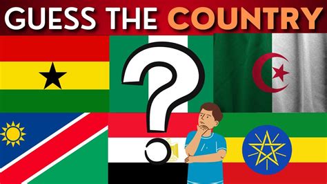 Can You Guess The Country in Africa (African Flags Quiz) Hard Mode - YouTube