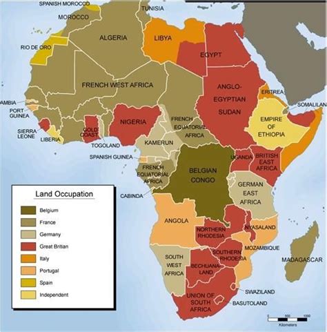 Map of African colonies in 1914 | Africa map, Africa, Map